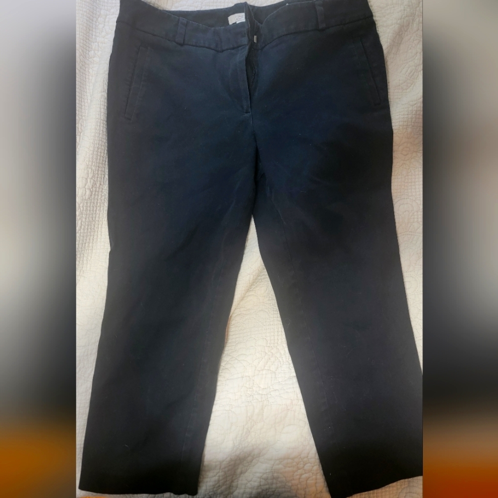 Classic Black Cropped Pants